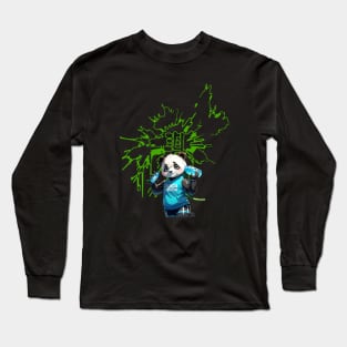 PANDA FITNESS Long Sleeve T-Shirt